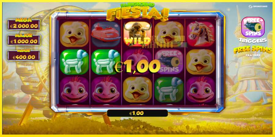 Riktiga pengar med en spelautomat Fairground Fiesta, bild 1