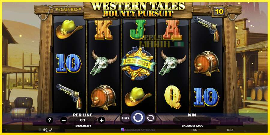 Riktiga pengar med en spelautomat Western Tales - Bounty Pursuit, bild 2