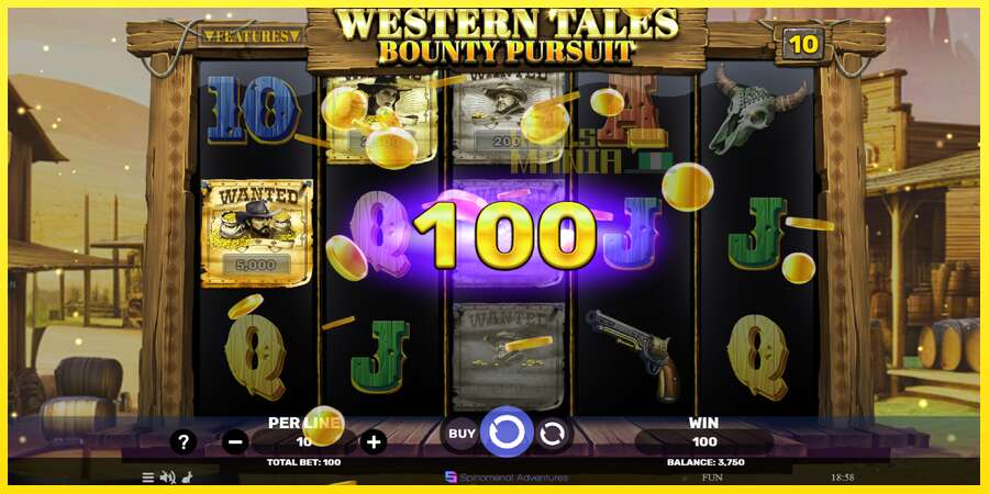 Riktiga pengar med en spelautomat Western Tales - Bounty Pursuit, bild 4