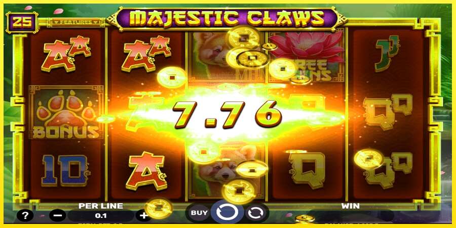 Riktiga pengar med en spelautomat Majestic Claws, bild 3