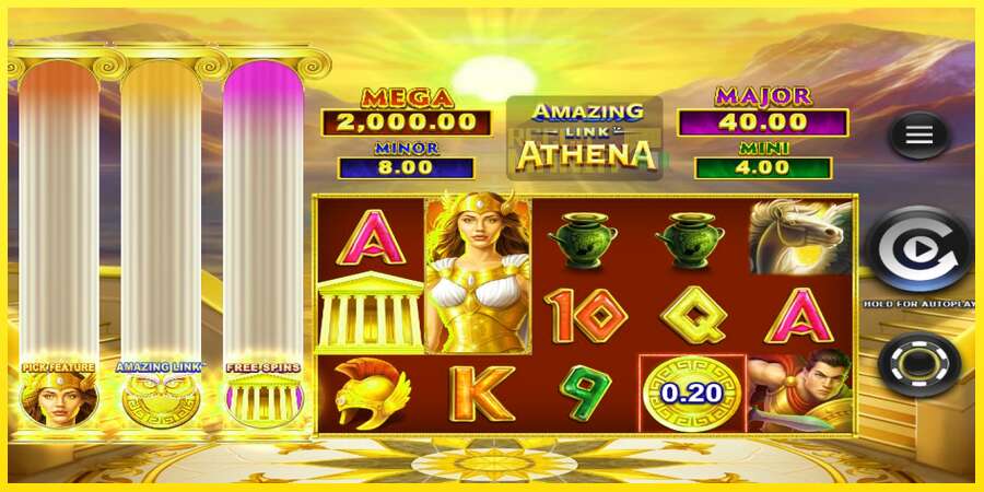 Riktiga pengar med en spelautomat Amazing Link Athena, bild 2