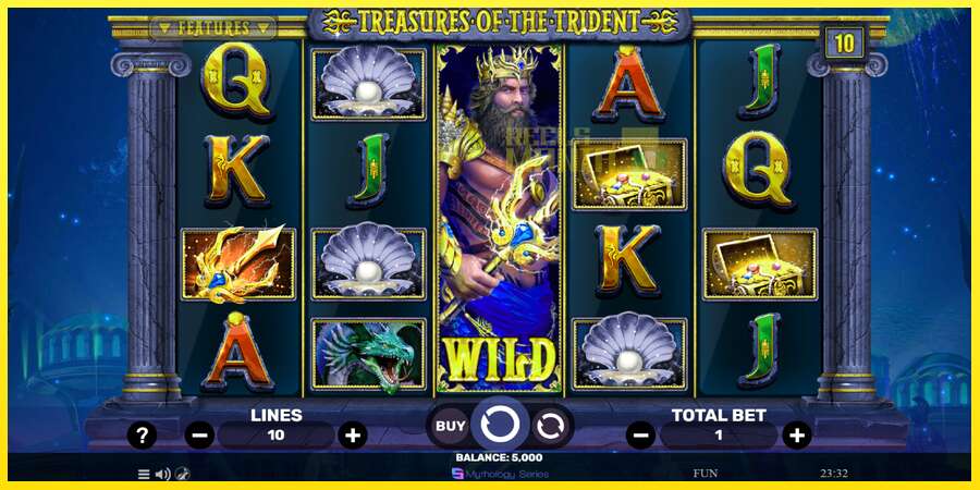 Riktiga pengar med en spelautomat Treasures of the Trident, bild 2