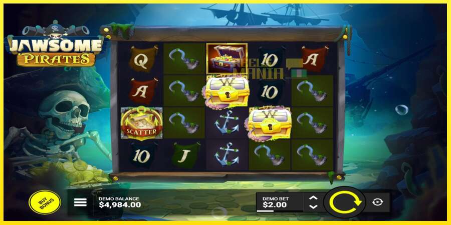 Riktiga pengar med en spelautomat Jawsome Pirates, bild 3