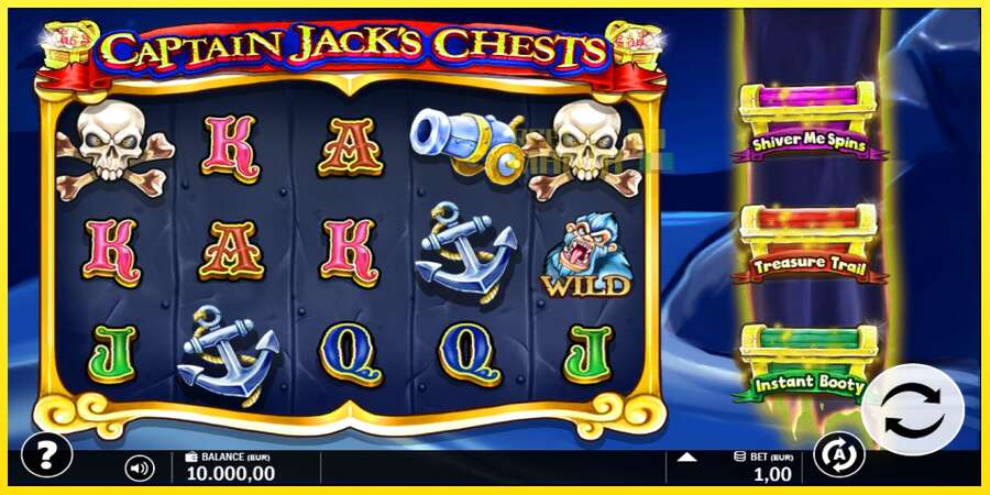 Riktiga pengar med en spelautomat Captain Jacks Chests, bild 1