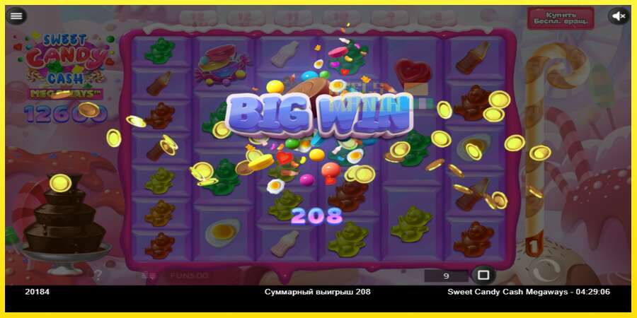 Riktiga pengar med en spelautomat Sweet Candy Cash Megaway, bild 3