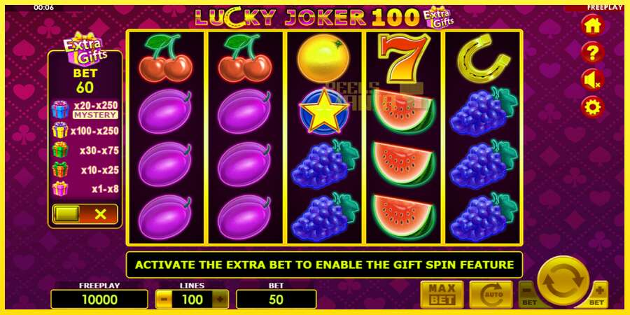 Riktiga pengar med en spelautomat Lucky Joker 100 Extra Gifts, bild 2