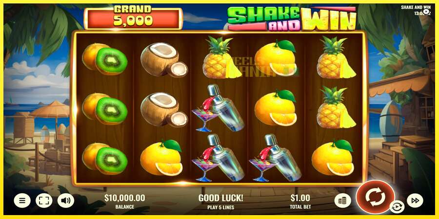 Riktiga pengar med en spelautomat Shake and Win, bild 1