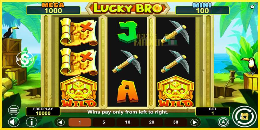 Riktiga pengar med en spelautomat Lucky Bro Hold & Win, bild 2