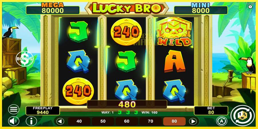 Riktiga pengar med en spelautomat Lucky Bro Hold & Win, bild 3