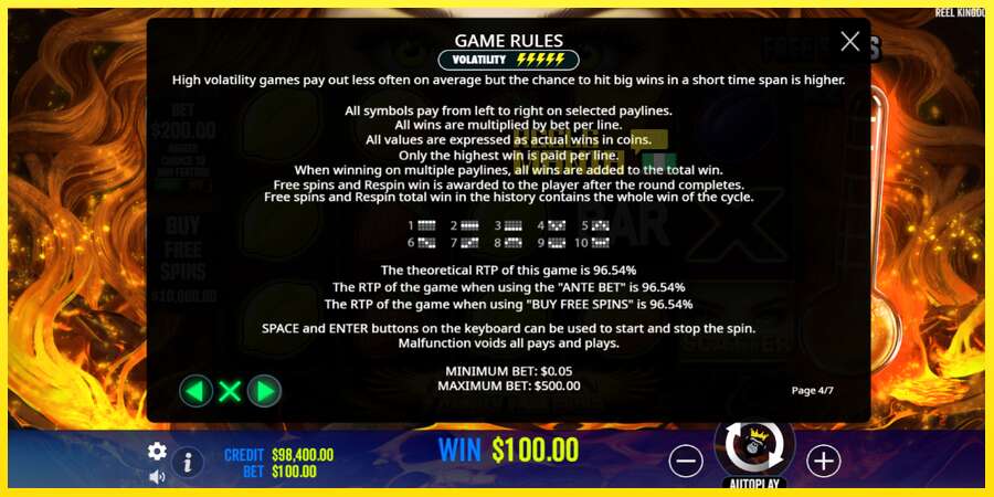 Riktiga pengar med en spelautomat Hot to Burn - 7 Deadly Free Spins, bild 7