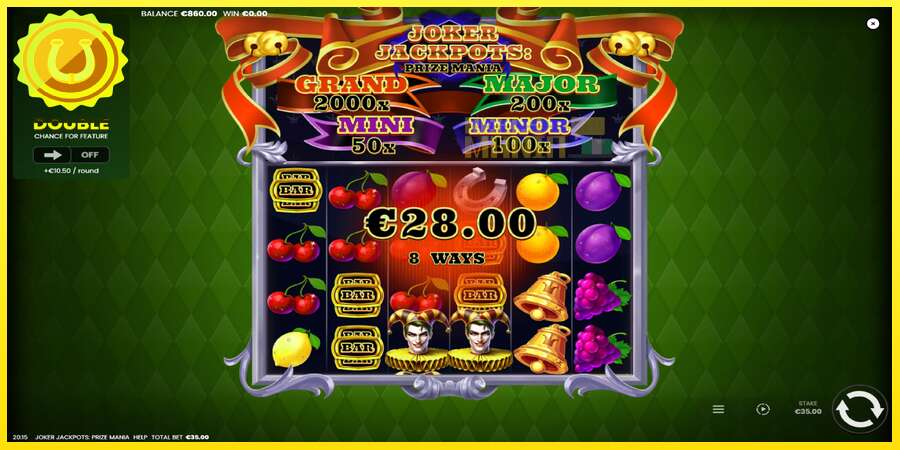 Riktiga pengar med en spelautomat Joker Jackpots: Prize Mania, bild 3