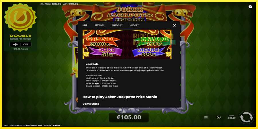 Riktiga pengar med en spelautomat Joker Jackpots: Prize Mania, bild 7