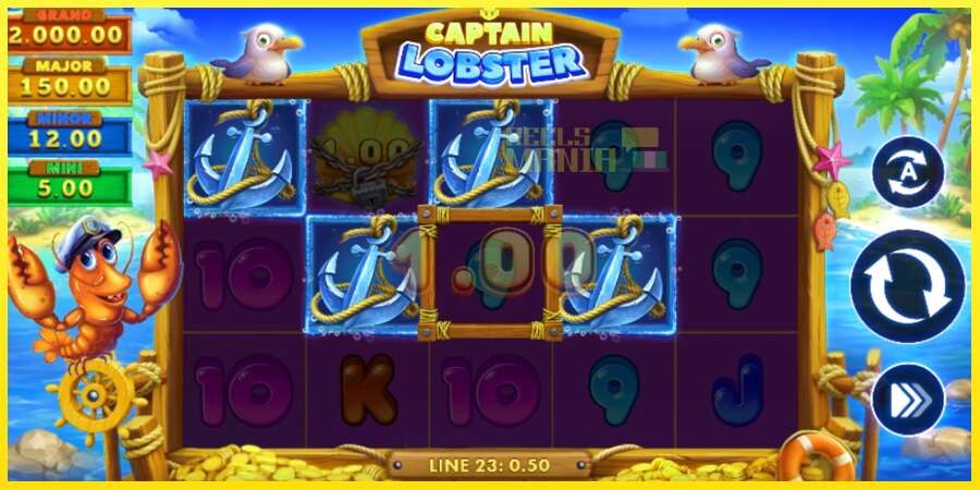 Riktiga pengar med en spelautomat Captain Lobster, bild 4