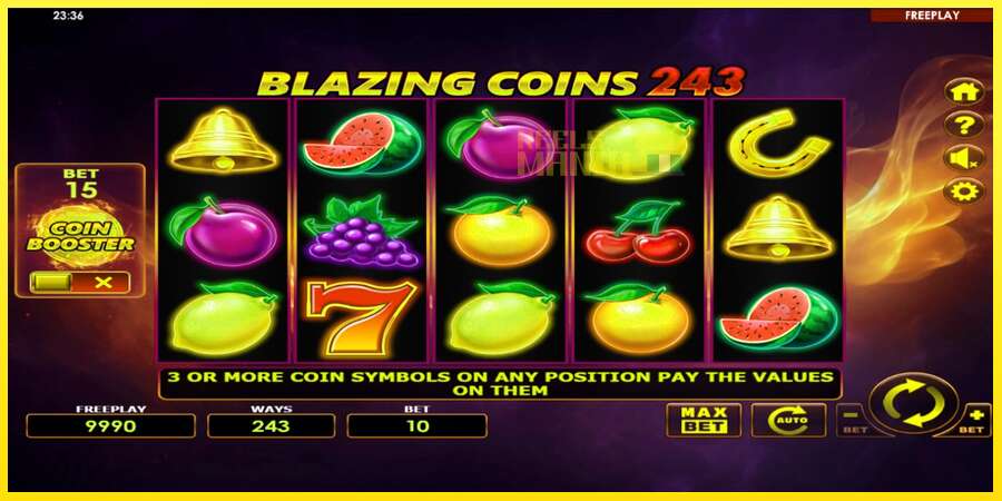 Riktiga pengar med en spelautomat Blazing Coins 243, bild 2