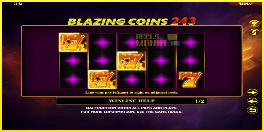 Riktiga pengar med en spelautomat Blazing Coins 243, bild 5