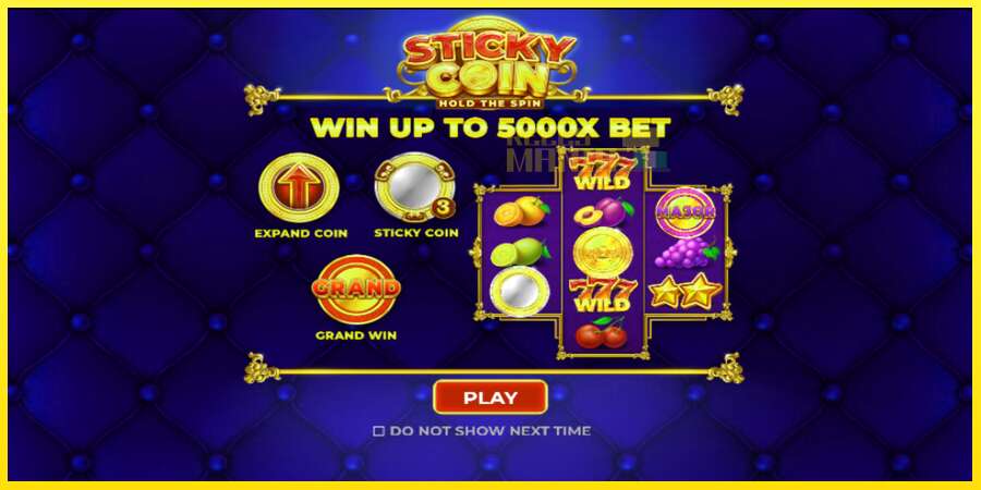 Riktiga pengar med en spelautomat Sticky Coin: Hold the Spin, bild 1