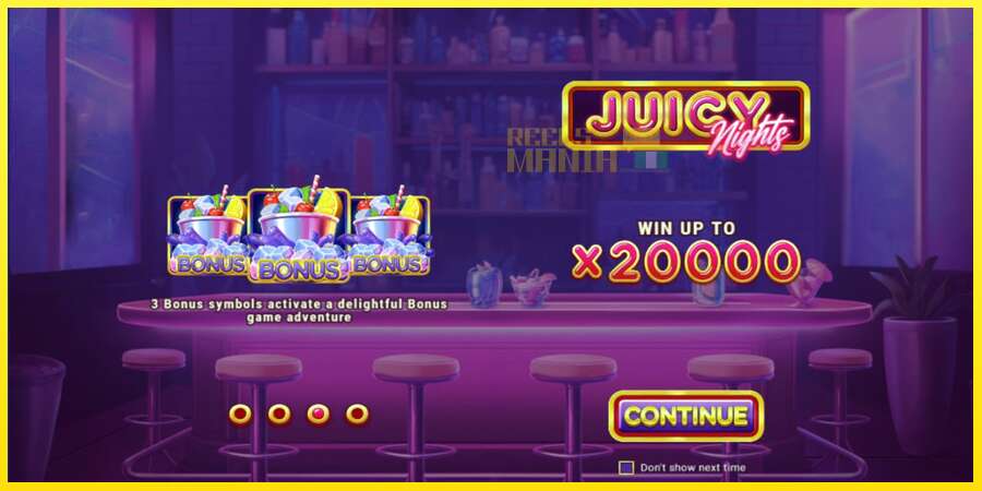 Riktiga pengar med en spelautomat Juicy Nights, bild 1