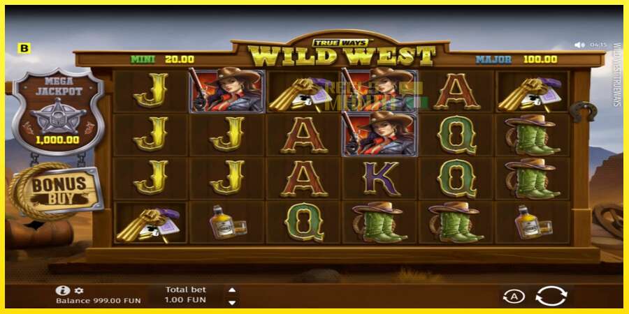 Riktiga pengar med en spelautomat Wild West Trueways, bild 2