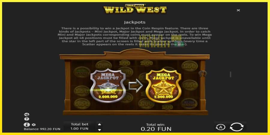 Riktiga pengar med en spelautomat Wild West Trueways, bild 6