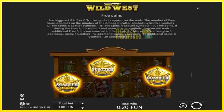 Riktiga pengar med en spelautomat Wild West Trueways, bild 7