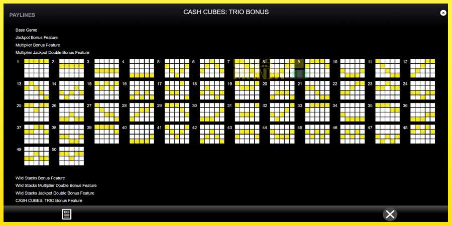 Riktiga pengar med en spelautomat Cash Cubes: Trio Bonus, bild 6