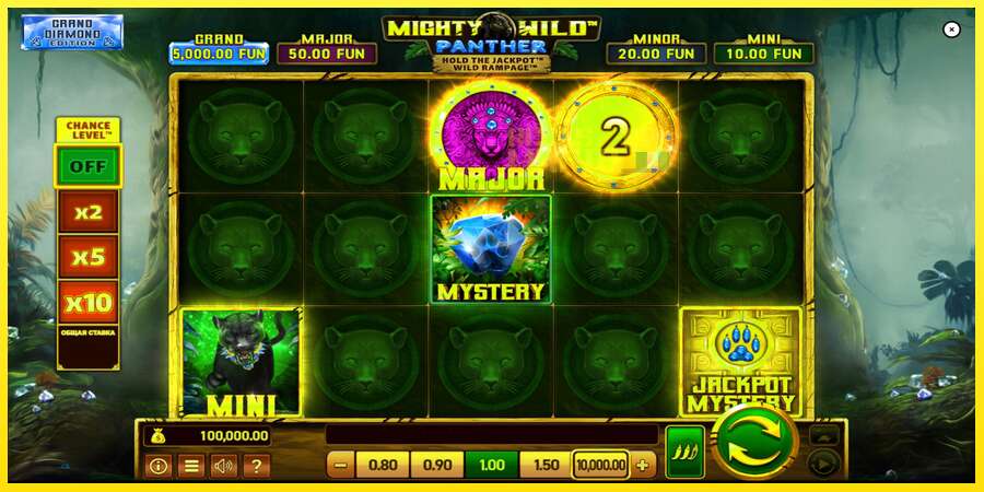 Riktiga pengar med en spelautomat Mighty Wild: Panther Grand Diamond Edition, bild 2