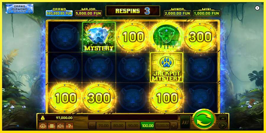 Riktiga pengar med en spelautomat Mighty Wild: Panther Grand Diamond Edition, bild 5