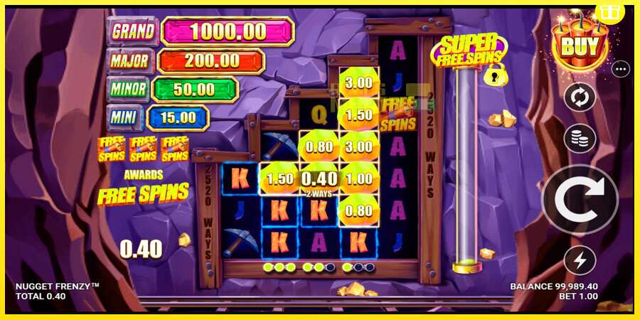 Riktiga pengar med en spelautomat Nugget Frenzy, bild 2