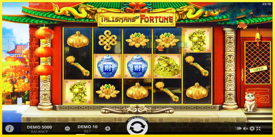 Riktiga pengar med en spelautomat Talismans of Fortune, bild 1