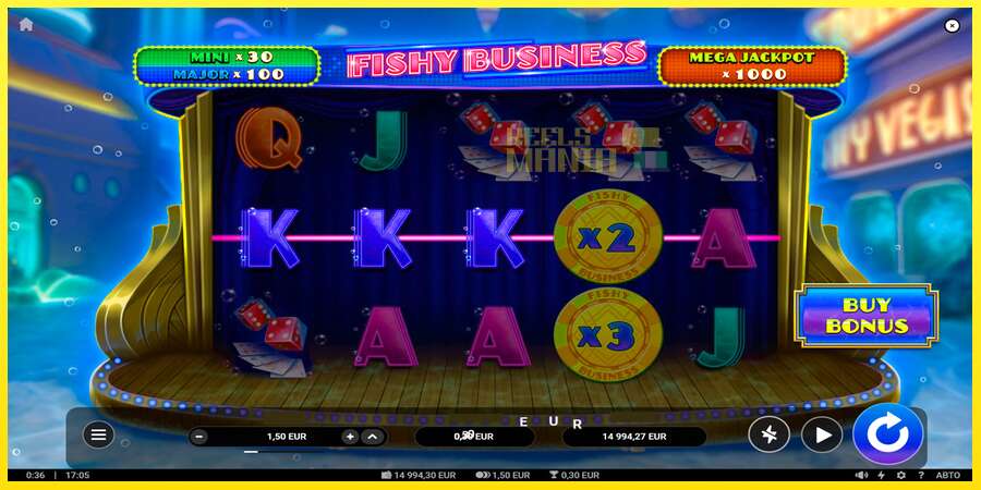 Riktiga pengar med en spelautomat Fishy Business, bild 2