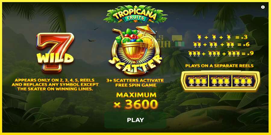 Riktiga pengar med en spelautomat Tropicana Fruits, bild 1