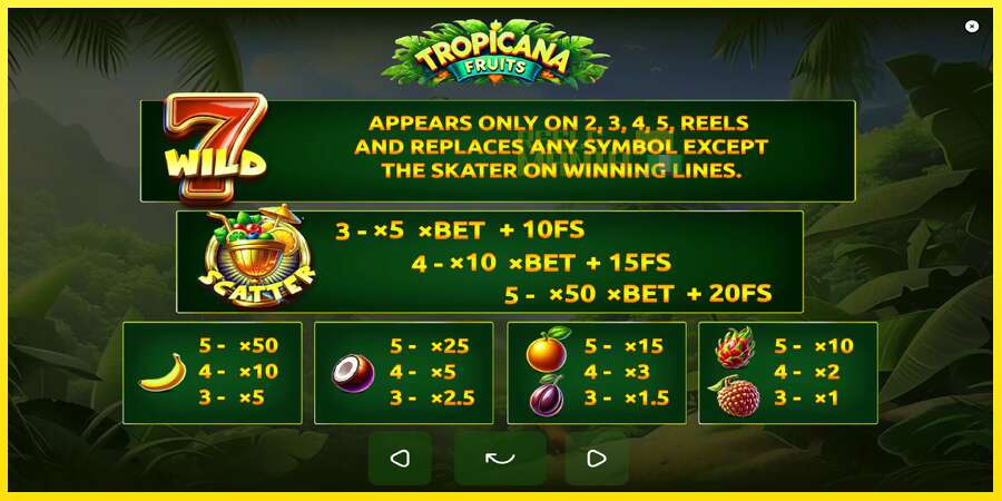 Riktiga pengar med en spelautomat Tropicana Fruits, bild 5