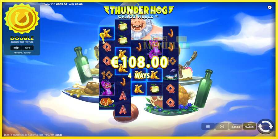 Riktiga pengar med en spelautomat Thunder Hog Chaos Reels, bild 3