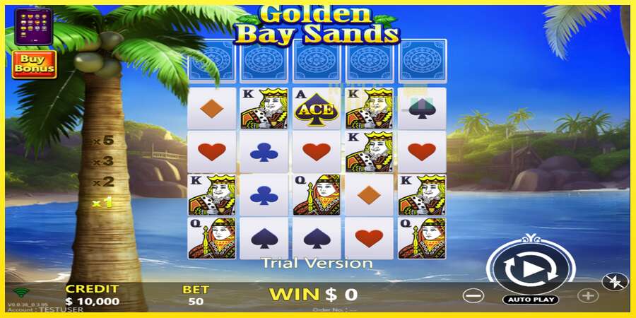 Riktiga pengar med en spelautomat Golden Bay Sands, bild 1