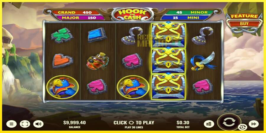 Riktiga pengar med en spelautomat Hook the Cash, bild 2