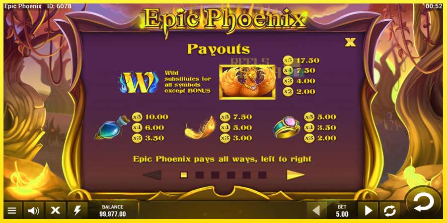 Riktiga pengar med en spelautomat Epic Phoenix, bild 4