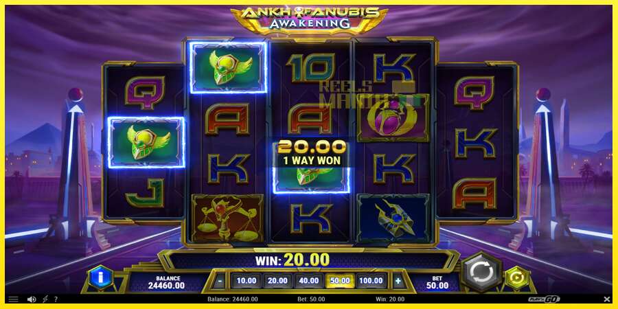 Riktiga pengar med en spelautomat Ankh of Anubis Awakening, bild 4