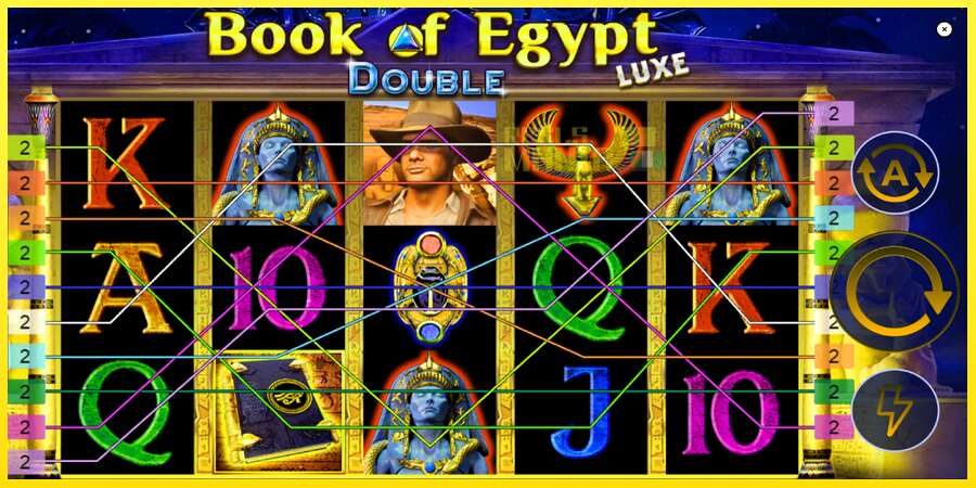 Riktiga pengar med en spelautomat Book of Egypt Double Luxe, bild 1