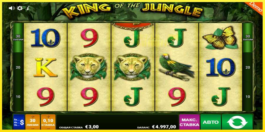 Riktiga pengar med en spelautomat King of the Jungle, bild 1