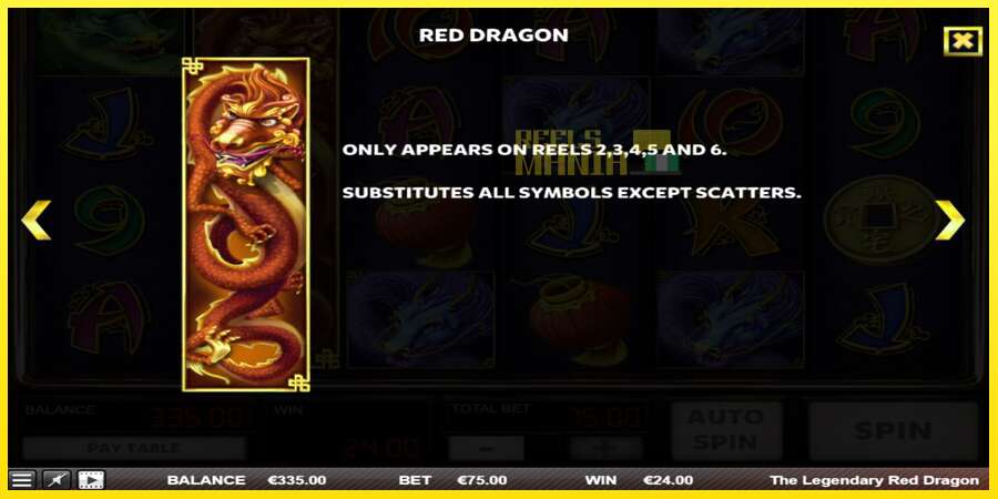 Riktiga pengar med en spelautomat The Legendary Red Dragon, bild 5