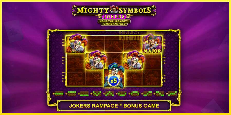 Riktiga pengar med en spelautomat Mighty Symbols: Jokers, bild 1