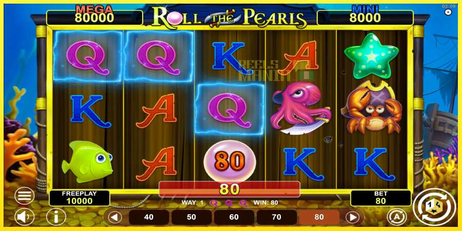 Riktiga pengar med en spelautomat Roll The Pearls Hold & Win, bild 3