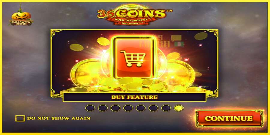 Riktiga pengar med en spelautomat 36 Coins Halloween Jackpots, bild 1