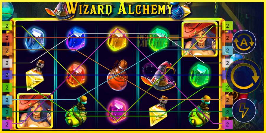 Riktiga pengar med en spelautomat Wizard Alchemy, bild 2