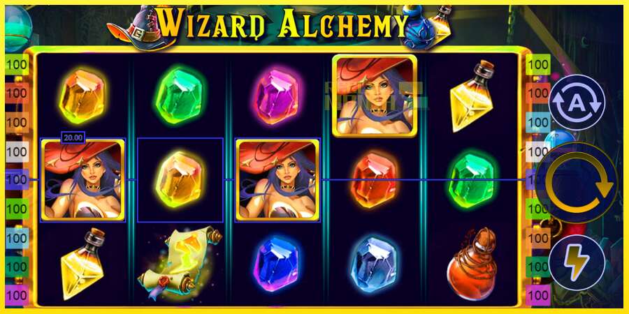 Riktiga pengar med en spelautomat Wizard Alchemy, bild 4