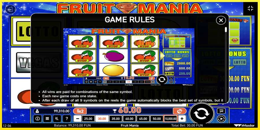 Riktiga pengar med en spelautomat Fruit Mania, bild 6