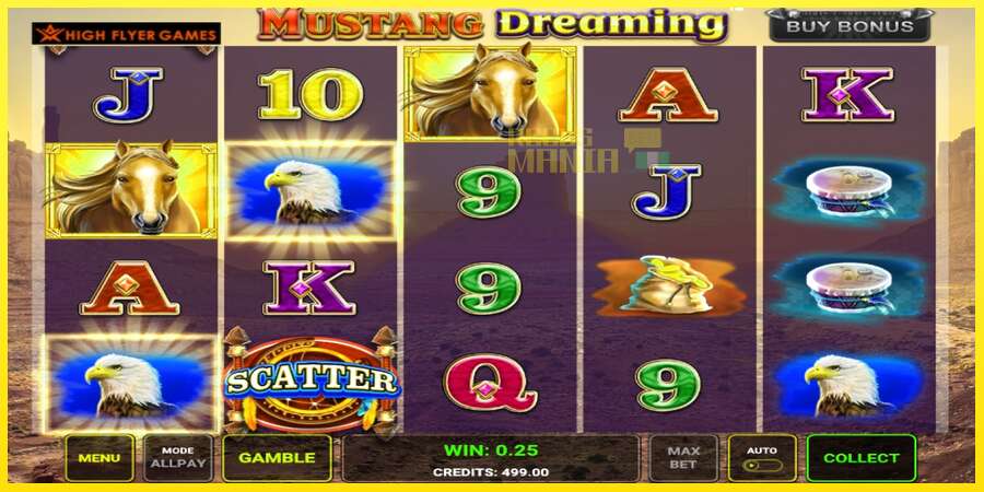 Riktiga pengar med en spelautomat Mustang Dreaming, bild 2