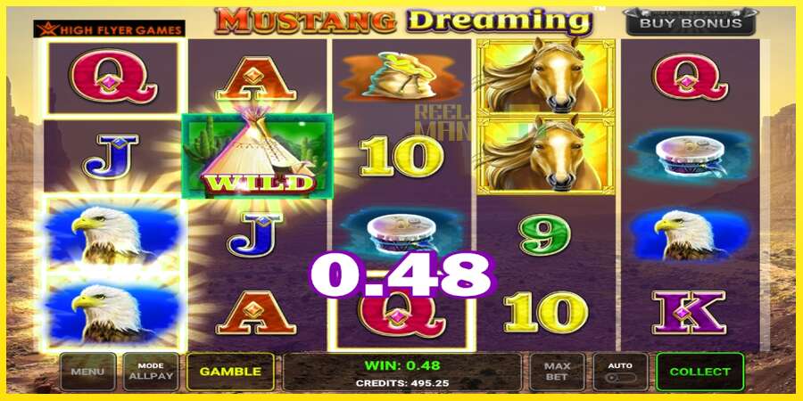 Riktiga pengar med en spelautomat Mustang Dreaming, bild 3