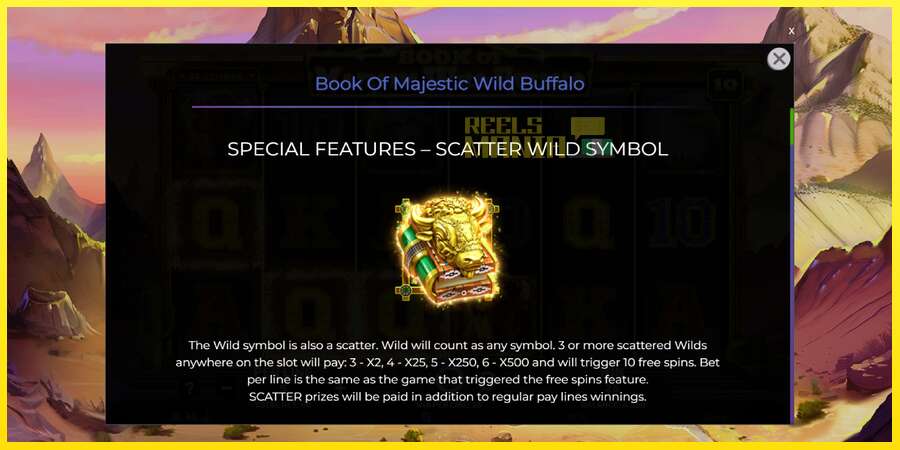 Riktiga pengar med en spelautomat Book of Majestic Wild Buffalo, bild 5