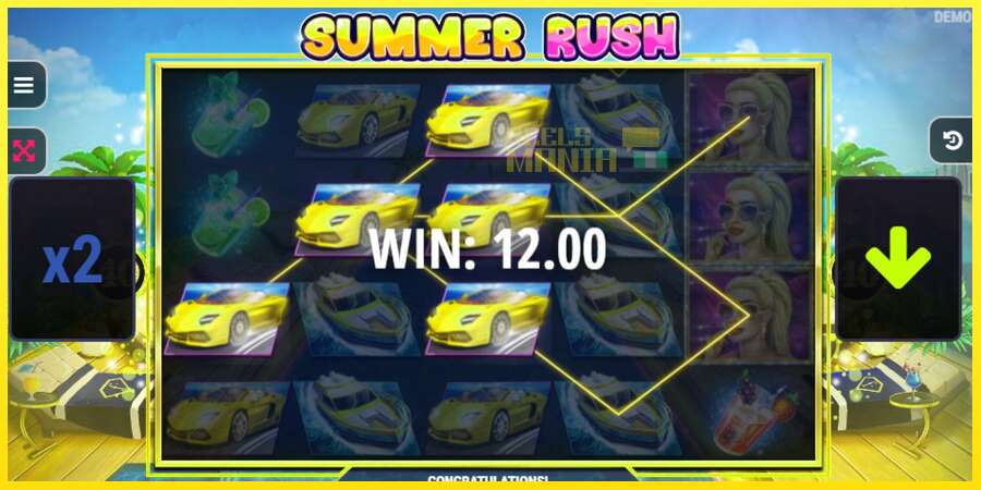 Riktiga pengar med en spelautomat Summer Rush, bild 2